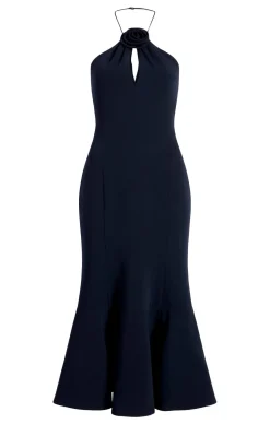 Crepe Flower Jennie Dress