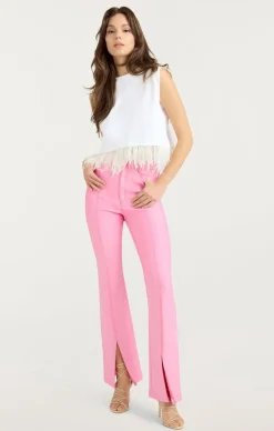 Cropped Feather Tee