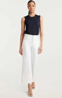 Knit Front Lenore Top