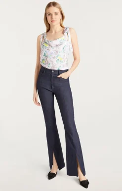 Light Washed Floral Tied Marta Cami
