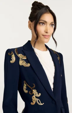 Paisley Embellished Cheyenne Blazer