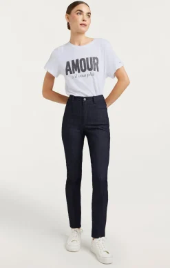 Rhinestone Amour Sil Vous Plait Tee