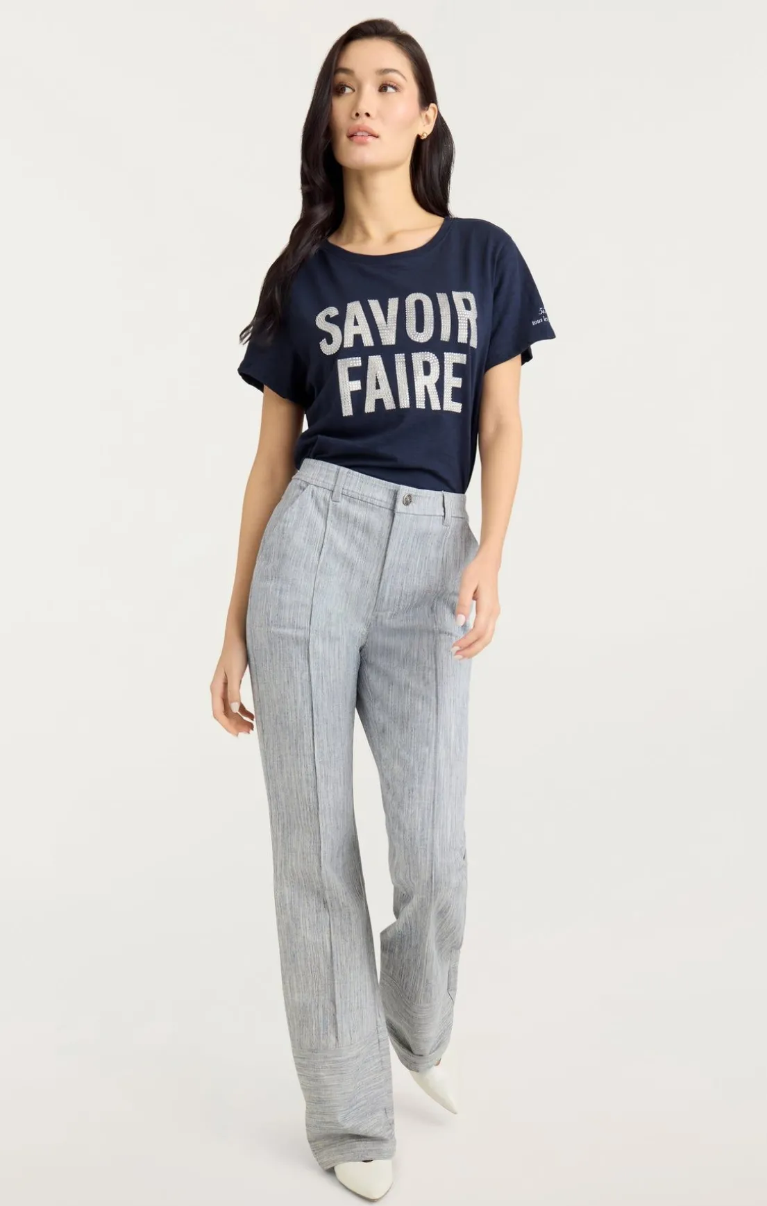 Rhinestone Savoir Faire Tee