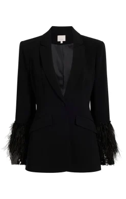 Sequin And Feather Cheyenne Blazer