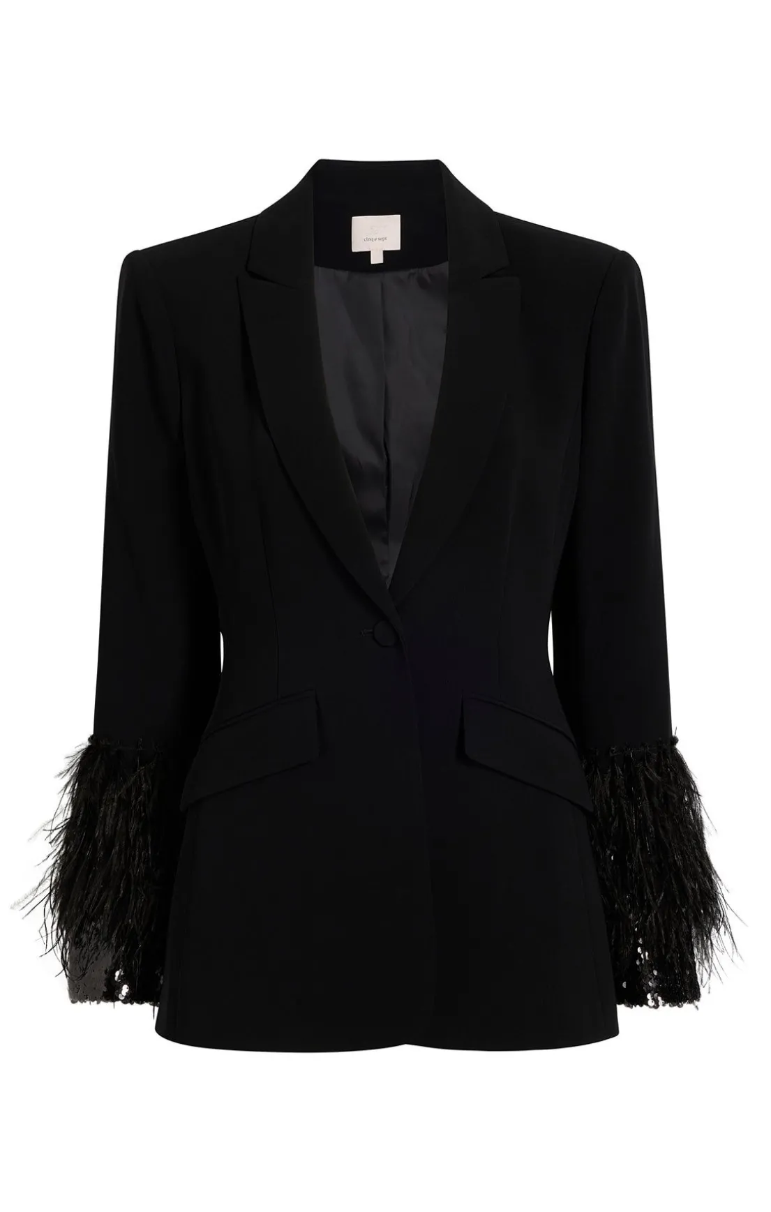 Sequin And Feather Cheyenne Blazer