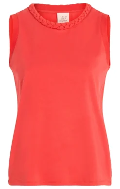 Sleeveless Braided Tee