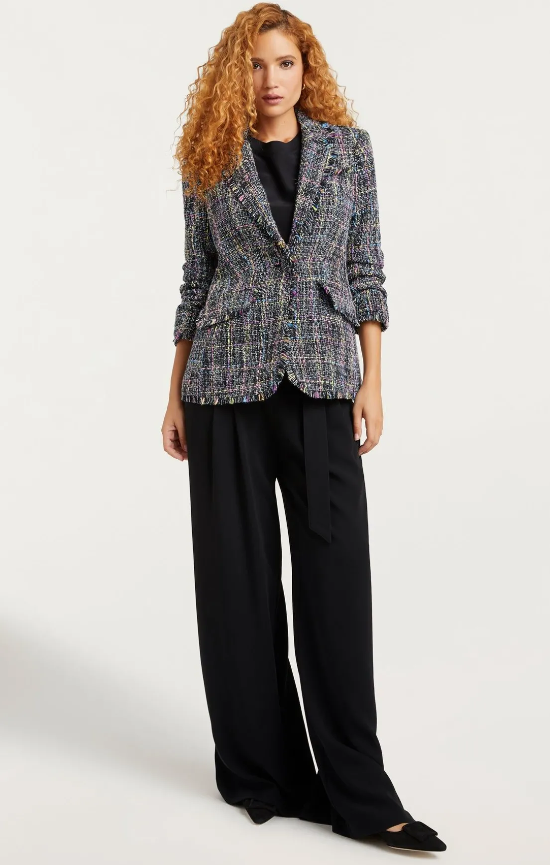 Spacedye Tweed Khloe Blazer