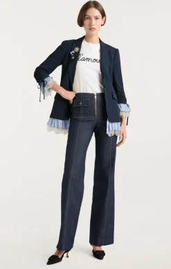 Striped Roxie Blazer