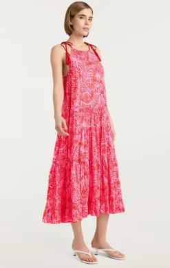 Tropical Inkblot Winnie Dress