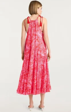 Tropical Inkblot Winnie Dress
