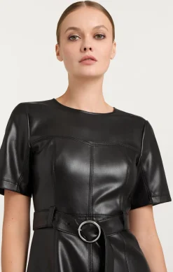Vegan Leather Siv Dress