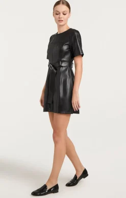 Vegan Leather Siv Dress